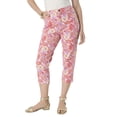 thumbnail image 1 of Roaman's Women's Plus Size Tall Plus Size 24/7 Stretch Capri Jean, 1 of 6