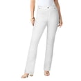 thumbnail image 1 of Roaman's Women's Plus Size Tall Plus Size 24/7 Stretch Bootcut Jean, 1 of 3