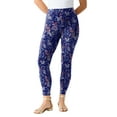 thumbnail image 1 of Roaman's Women's Plus Size Tall Plus Size Ankle Length Essential Stretch Legging, 1 of 3