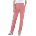 thumbnail image 1 of Roaman's Women's Plus Size Petite Plus Size Soft Knit Relaxed Pull-On Straight Leg Pant, 1 of 6