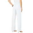 thumbnail image 1 of Roaman's Women's Plus Size Tall Plus Size Wide Leg Bend Over Pant, 1 of 6