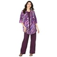 thumbnail image 1 of Roaman's Women's Plus Size Three Piece Pant Suit, 1 of 4
