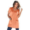 thumbnail image 1 of Roaman's Women's Plus Size Two Pocket Soft Knit Tunic, 1 of 4