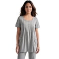 thumbnail image 1 of Roaman's Women's Plus Size Two Pocket Soft Knit Swing Tunic, 1 of 6