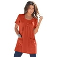 thumbnail image 1 of Roaman's Women's Plus Size Two Pocket Soft Knit Swing Tunic, 1 of 4