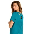 thumbnail image 1 of Roaman's Women's Plus Size Ultimate Criss Cross Back Tunic, 1 of 6