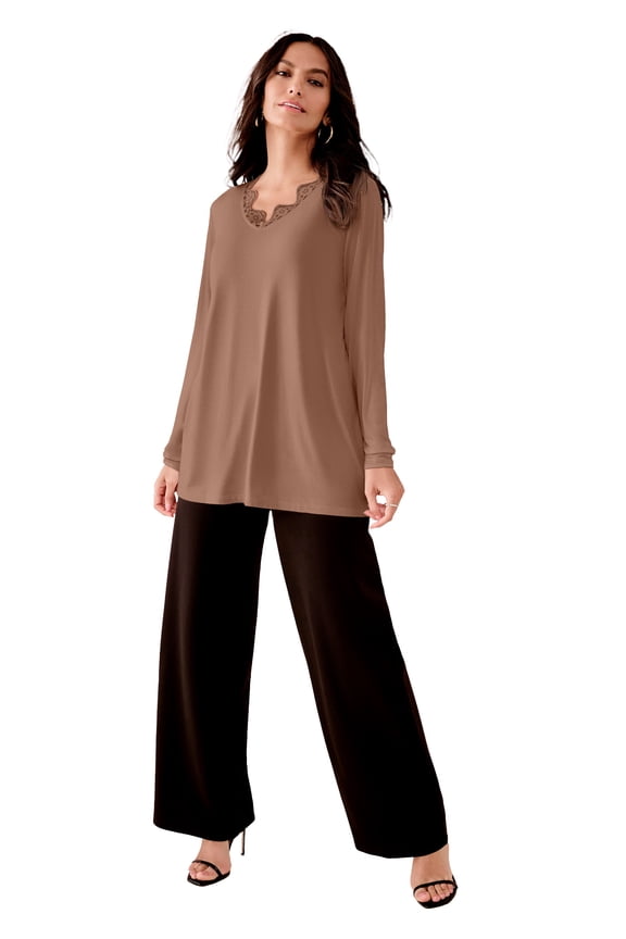 Women's Plus Size Ultimate Long-Sleeve Swing Tee