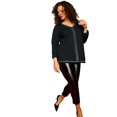 thumbnail image 1 of Roaman's Women's Plus Size Ultra Drape Embellished Tunic, 1 of 4