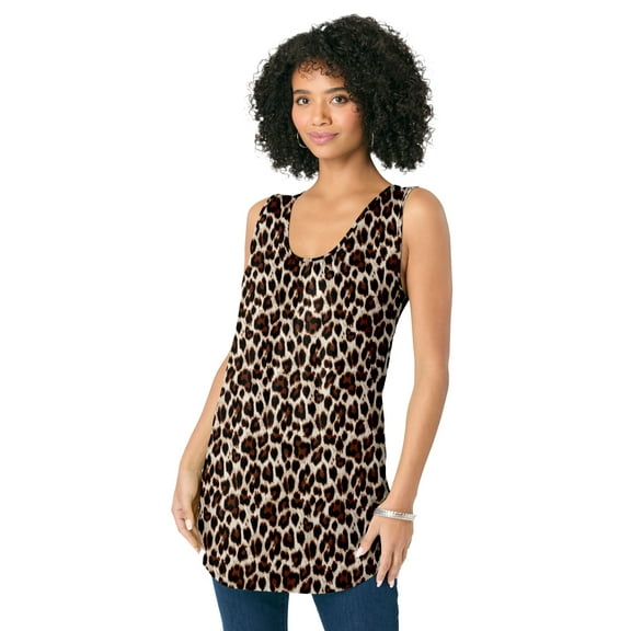 Roaman's Women's Plus Size Ultra Drape Tank Top