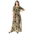 thumbnail image 1 of Roaman's Women's Plus Size Cold Shoulder Maxi Dress, 1 of 4