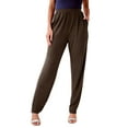 thumbnail image 1 of Roaman's Women's Plus Size Ultrasmooth Fabric Straight-Leg Pant, 1 of 2