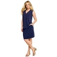 thumbnail image 1 of Roaman's Women's Plus Size Ultrasmooth Fabric V Neck Tank, 1 of 5