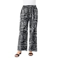 thumbnail image 1 of Roaman's Women's Plus Size Ultrasmooth Fabric Wide-Leg Pant, 1 of 5