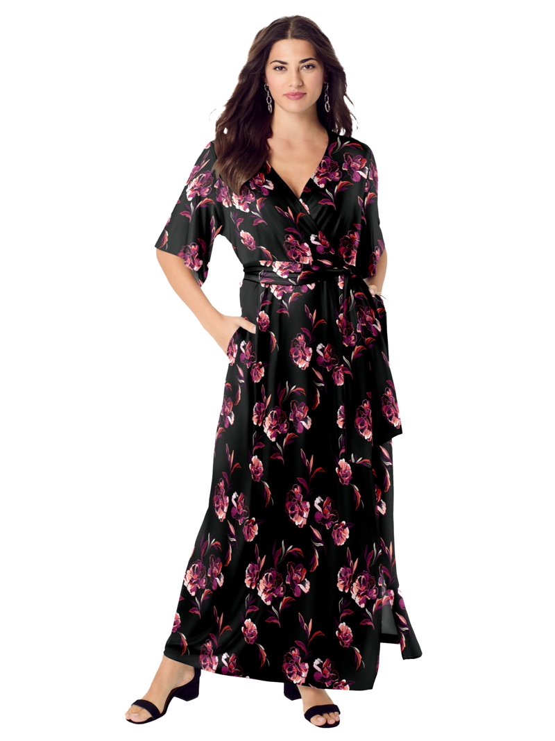 flocked mesh maxi dress Ventura 90s inspired Midnight Navy Blue Mesh and Leaf Flocked Velvet Midi Maxi  Dress by Motel Rocks – Black Salt