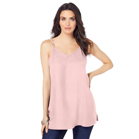 Roaman's Women's Plus Size V Neck Cami