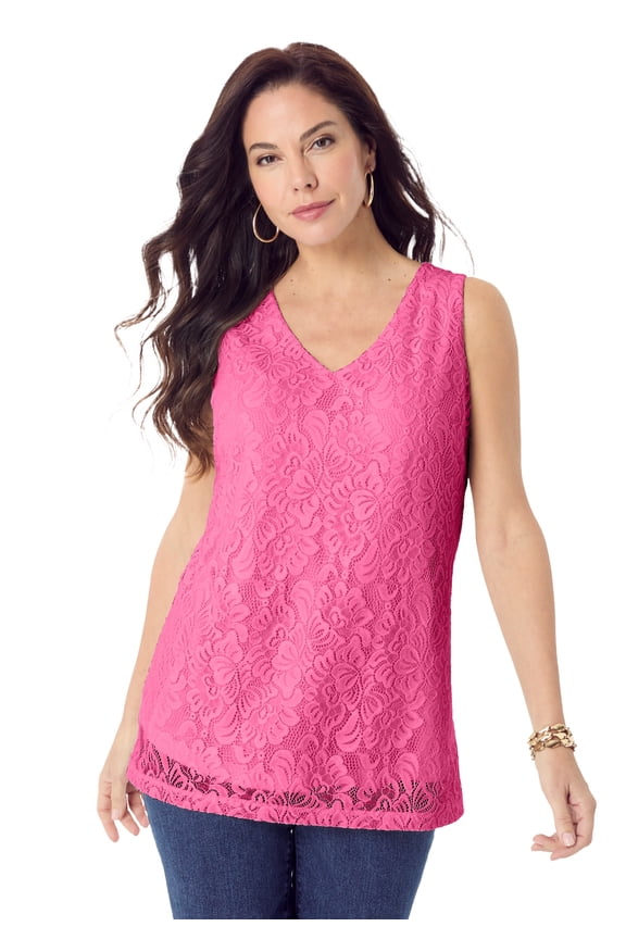 Women's Plus Size V Neck Cami