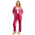 thumbnail image 1 of Roaman's Women's Plus Size Velour Hoodie And Jogger Set, 1 of 4