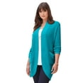 thumbnail image 1 of Roaman's Women's Plus Size Waffle Cardigan, 1 of 2