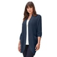 thumbnail image 1 of Roaman's Women's Plus Size Waffle Cardigan, 1 of 2