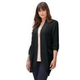 thumbnail image 1 of Roaman's Women's Plus Size Waffle Cardigan, 1 of 2