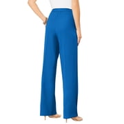Roaman's Women's Plus Size Wide Leg Bend Over Pant