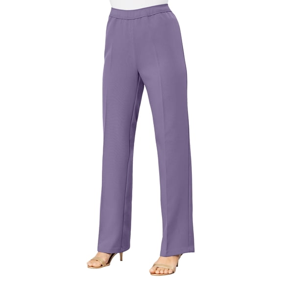 Roaman's Women's Plus Size Wide Leg Bend Over Pant