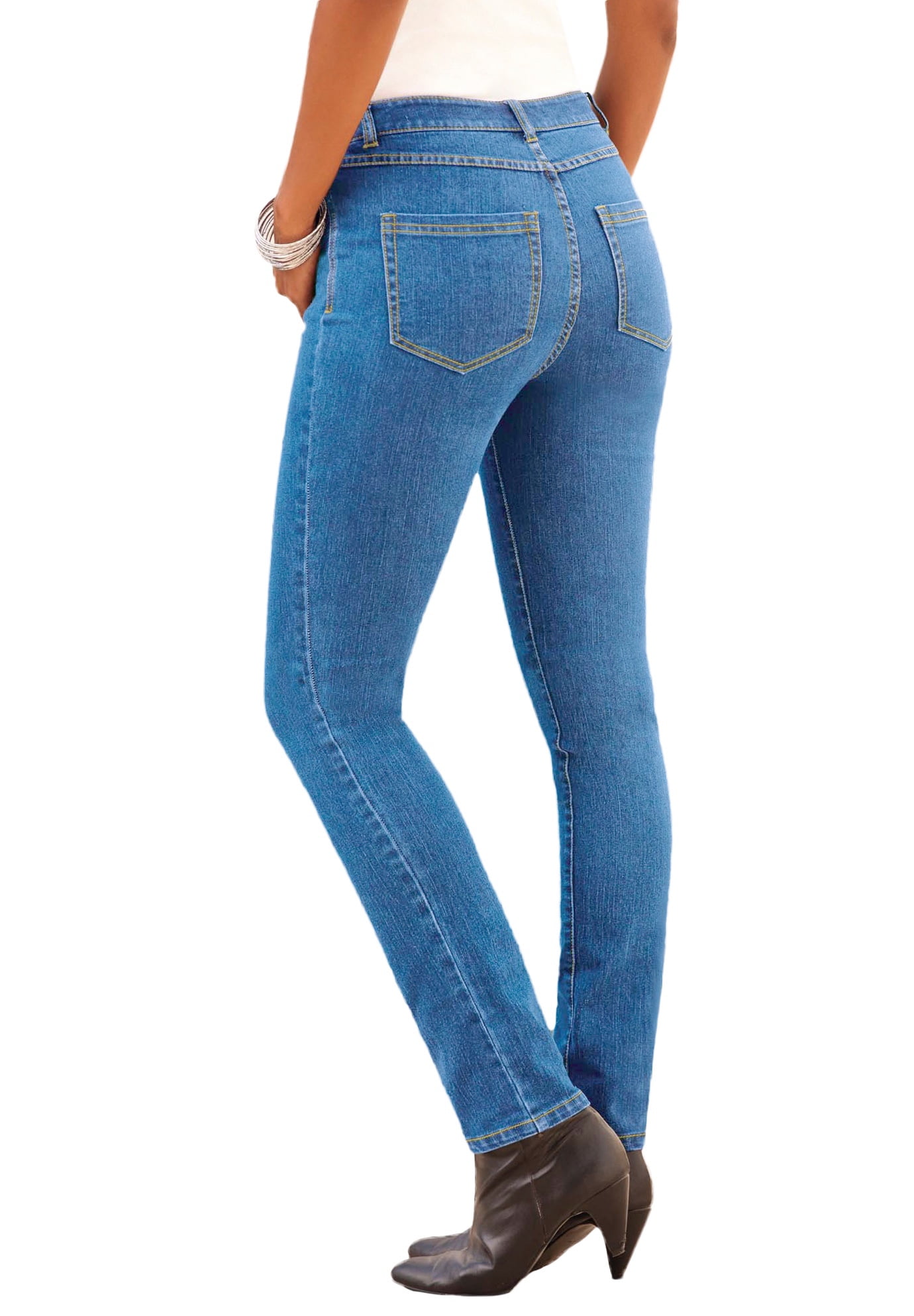 Roamans Women's Plus Size Skinny Jean Jean - Walmart.com