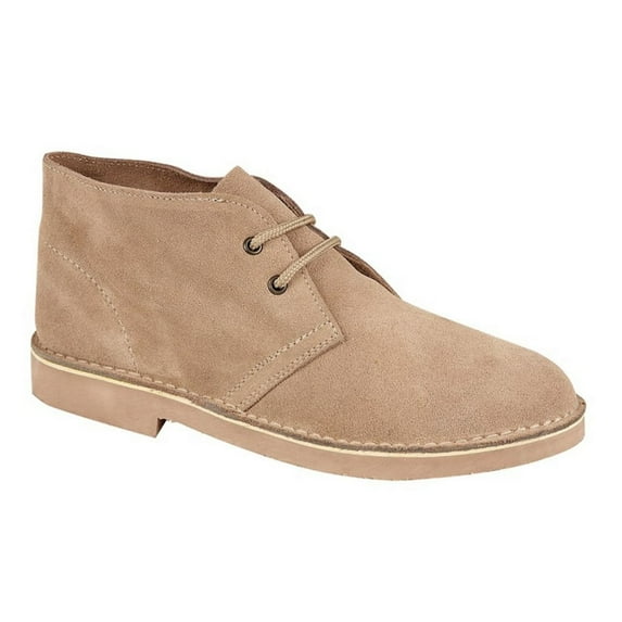 Roamers Adults Real Suede Unlined Desert Boots