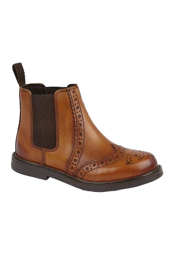 Boys Leather Ankle Boots