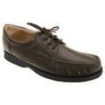 thumbnail image 1 of Roamers Mens Canoe Front Apron Tie Softie Leather Shoes, 1 of 2