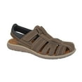 thumbnail image 1 of Roamers Mens Leather Touch Fastening Sandals, 1 of 3