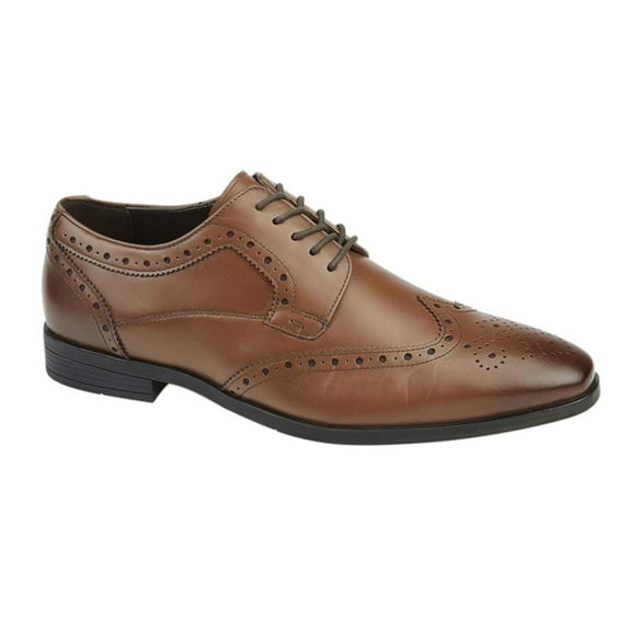 Roamers Mens Softie Leather Brogues