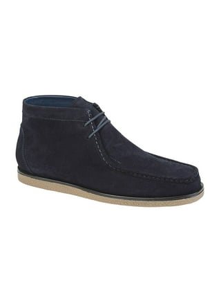 SUITCAFE Denim Jeans Navy Suede Red Sole Men's Chukka Boot 7.5