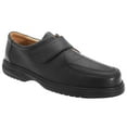 thumbnail image 1 of Roamers Mens Superlite Wide Fit Touch Fastening Leather Shoes, 1 of 3