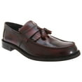thumbnail image 1 of Roamers Mens Toggle Saddle Hi-Shine Leather Loafers, 1 of 4