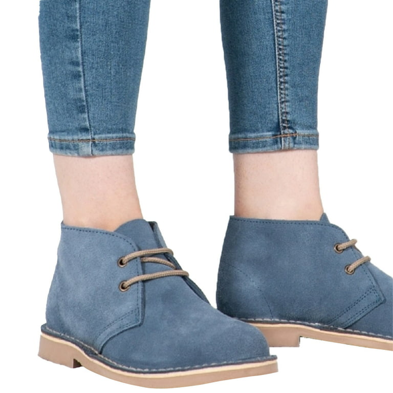 Roamers Womens Real Suede Unlined Desert Boots