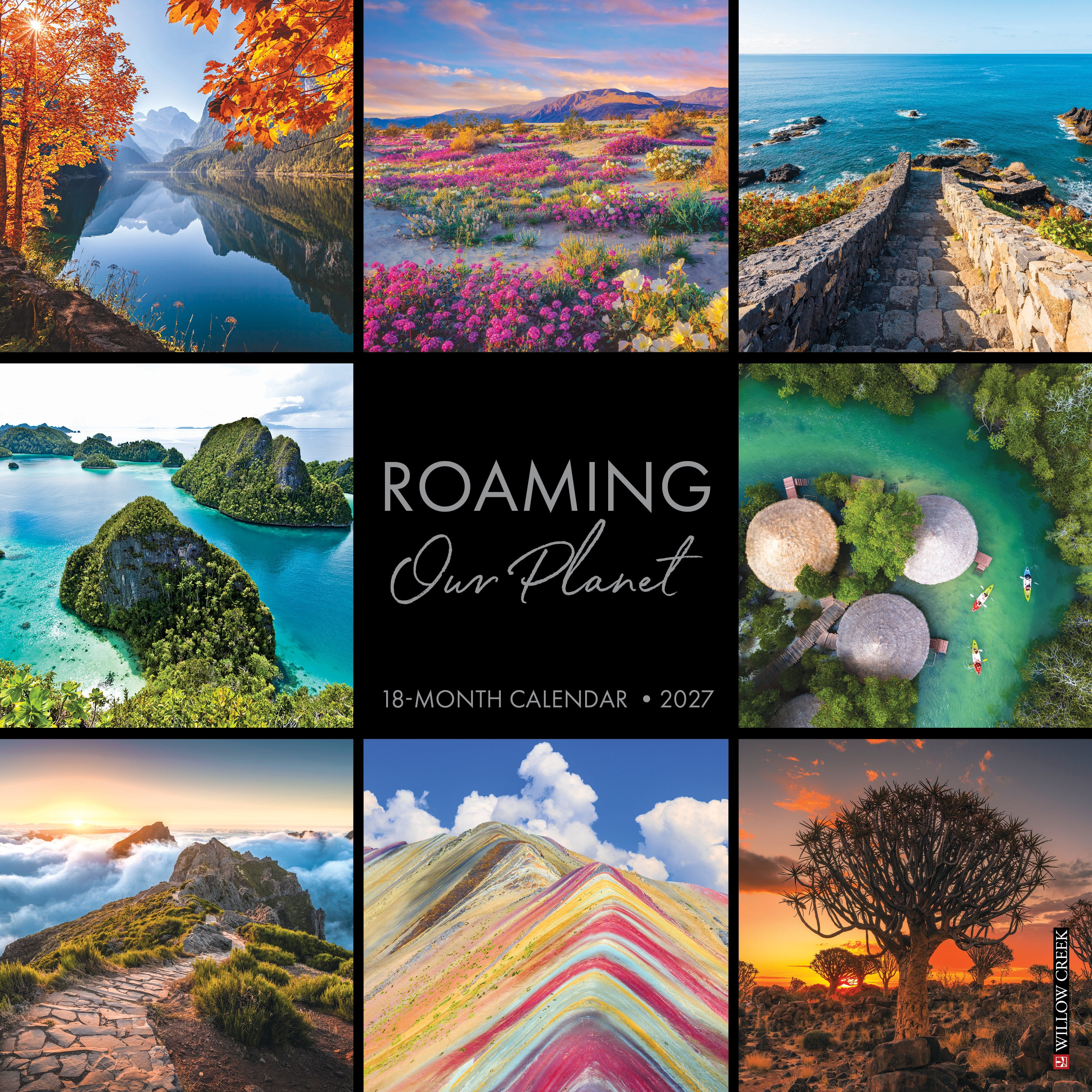 Willow Creek Press, Roaming Our Planet 2027 Wall Calendar
