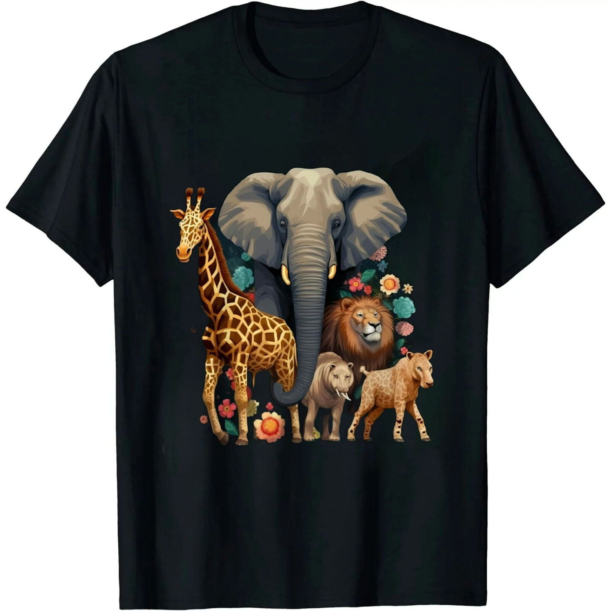 Roaming with Laughter: Funny African Safari Animal T-Shirt for Wildlife ...