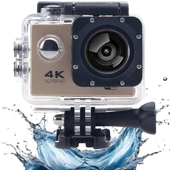 4K Action Camera Waterproof 98FT - 4K Ultra HD Sports Camera, 20+ Accessories|Outdoor, Diving, Travel, Life Moments