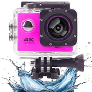 4K Action Camera Waterproof 98FT - 4K Ultra HD Sports Camera, 20+ Accessories Outdoor, Diving, Travel, Life Moments