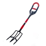 Roamwild Multi-Digger Garden Digging Spading Fork Fibreglass Light Weight Gardening With Unique Dual Soft AIR Light Grip Technology & Soil Lump Cutting Bladed Tines