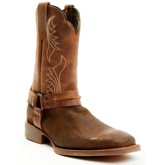 Roan By Bed Stu Men's Saga Performance Western Boot Broad Square Toe Tan 12 D(M) US