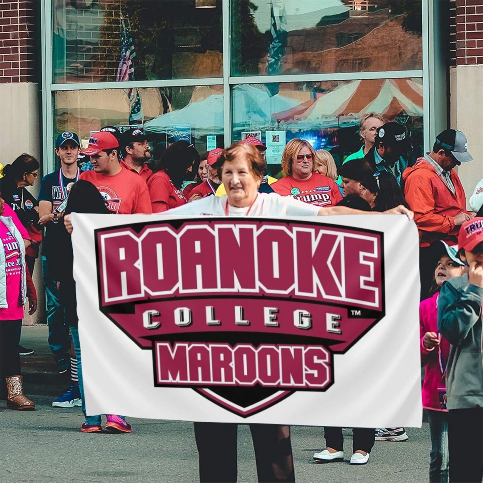 Shenandoah Hornets 3x5 Foot College Flag - Officially Licensed Polyester Flag With Grommets - View #11