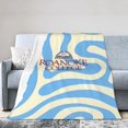 thumbnail image 1 of Roanoke College Logo Ultra-Soft Micro Fleece Blanket Soft Comfortable Flannel Blanket Available for Bed Couch Living Room, 1 of 6