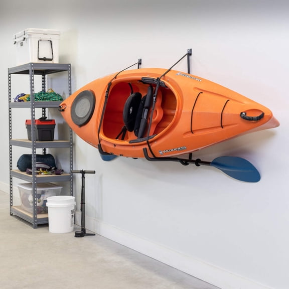 Roanoke Kayak Rack | Wall Mount Hooks | Garage Organization