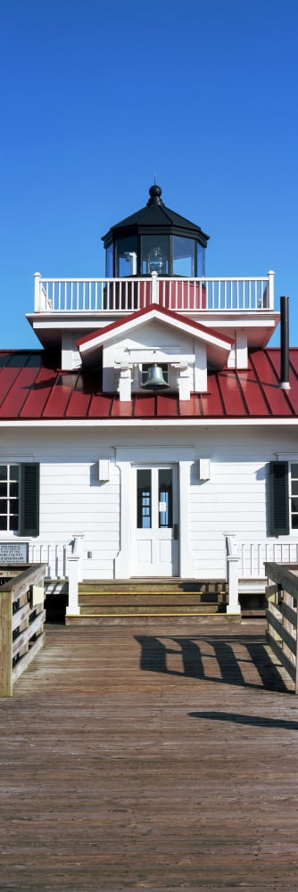Roanoke Marshes Lighthouse Outer Banks North Carolina USA Canvas Art - Panoramic Images (27 x 9)
