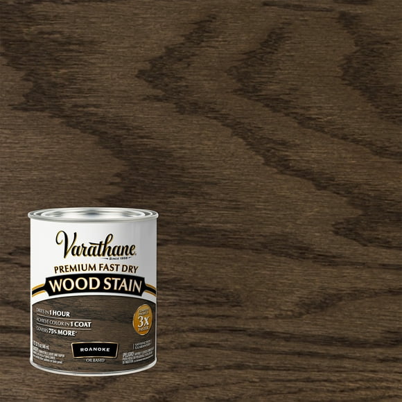 Roanoke, Varathane Premium Fast Dry Wood Stain-370721, Quart