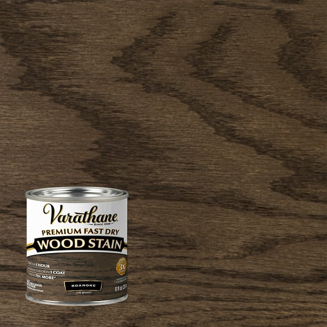 Roanoke, Varathane Premium Fast Dry Wood Stain370872, Half Pint