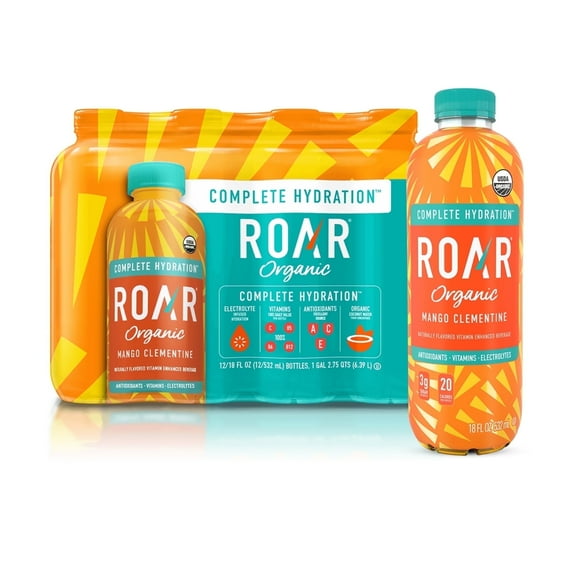 Roar Complete Hydration Organic - Mango Clementine - 12 x 18 oz