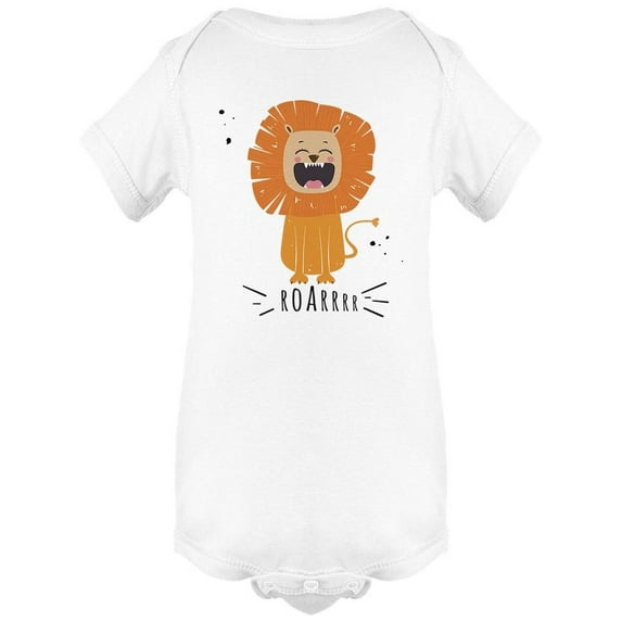 Roar Cute Lion Bodysuit Infant -Image by Shutterstock, 24 Months